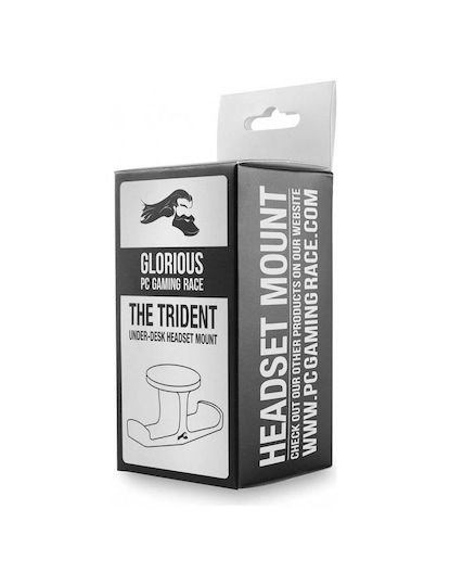 Glorious Trident Desk Mounted Headphone Stand Black