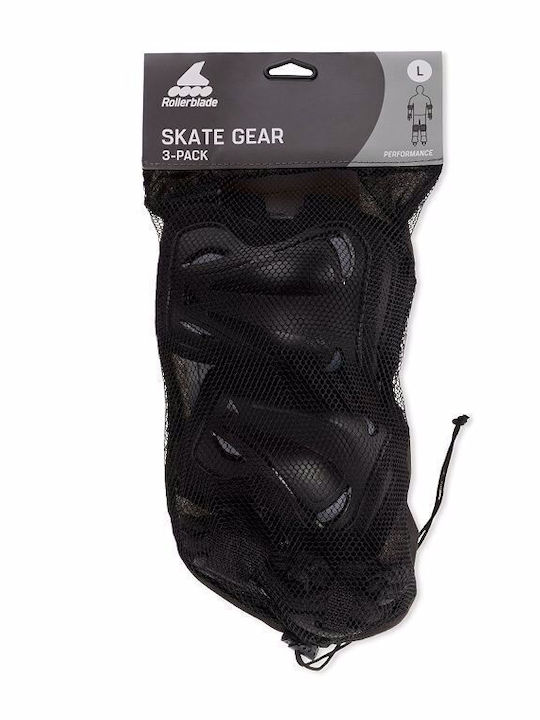 Rollerblade Σετ Προστατευτικών για Rollers Μαύρο