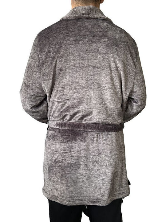 Koyote Winter Herren-Robe Gray