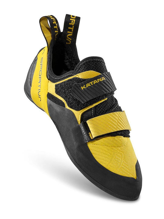 La Sportiva Katana Unisex Asymmetrical Yellow Climbing Shoes