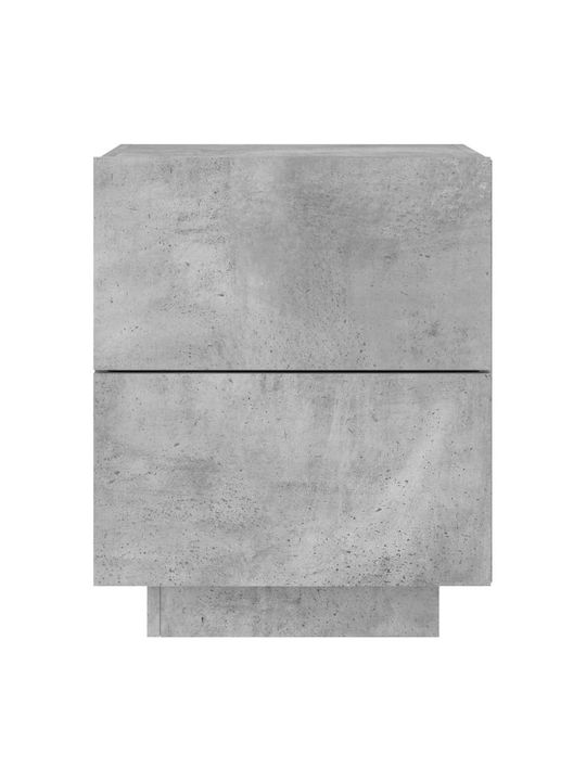 Nachttische Grey Concrete 2Stück 45x40x55cm