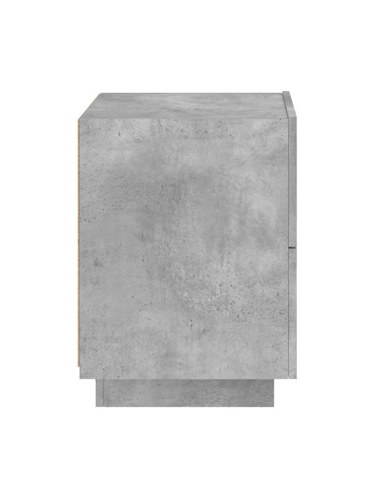Nachttische Grey Concrete 2Stück 45x40x55cm