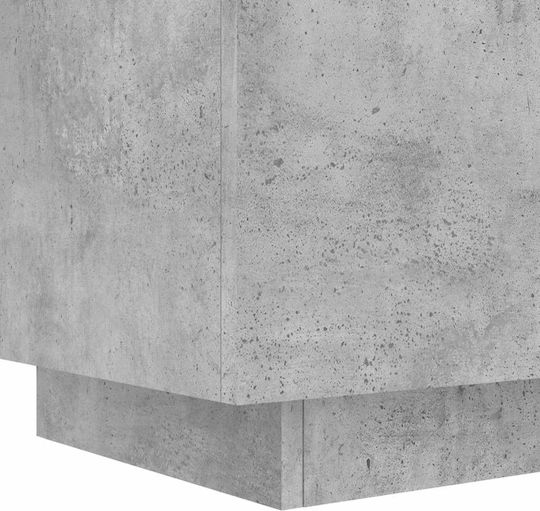 Комоди Дървени Сив бетон 2бр 45x40x55см