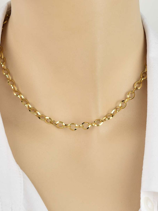 Goldjewels Αλυσίδα Λαιμού Επιχρυσωμένη από Ατσάλι Goldjewels Αλυσίδα Λαιμού Επιχρυσωμένη από Ατσάλι