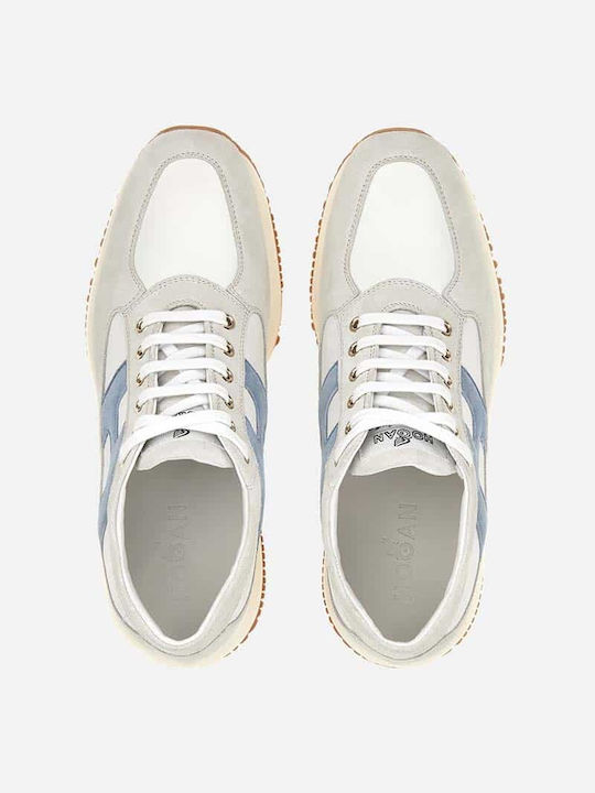 Interactive Femei Chunky Sneakers Albe