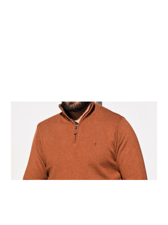 Cotton Green Men's Long Sleeve Sweater Cinnamon (code