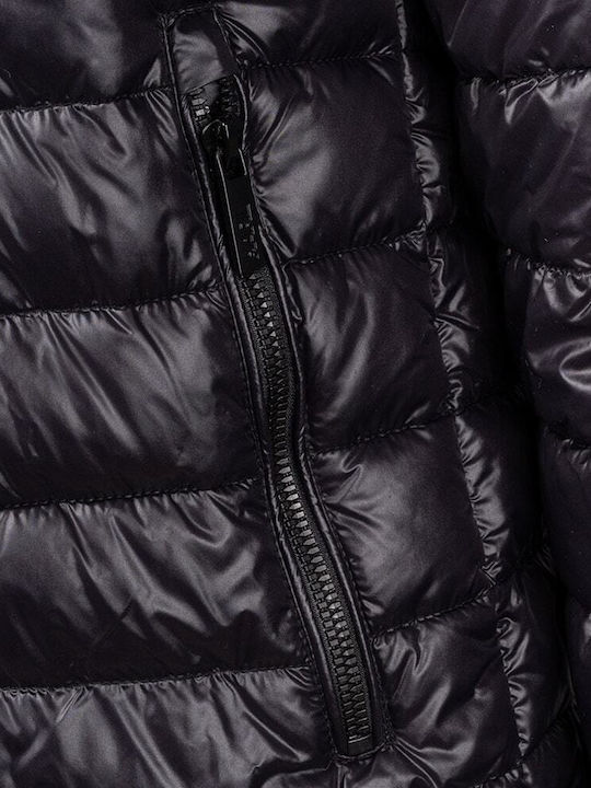 Winter Jacket Puffer Waterproof Black
