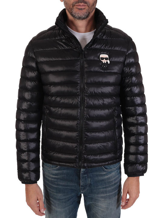 Winter Jacket Puffer Waterproof Black