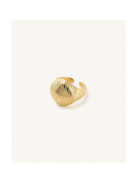 StanStefan Women's Gold Plated Steel Ring