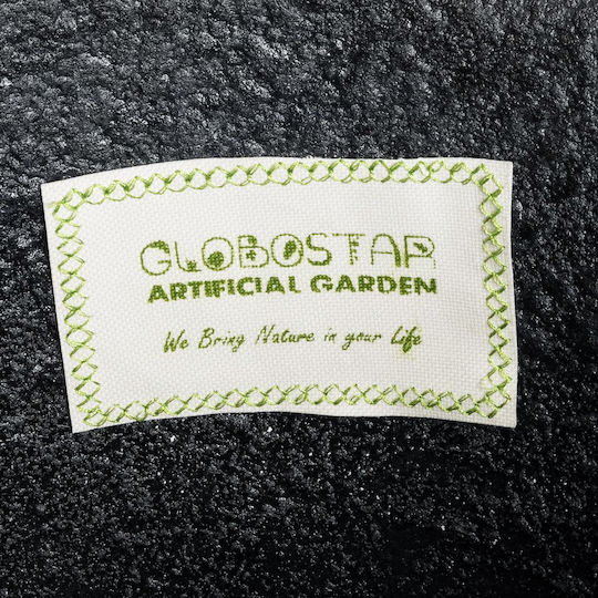 GloboStar Olympia Planter Polyester Black with Stand 55x55x90cm.