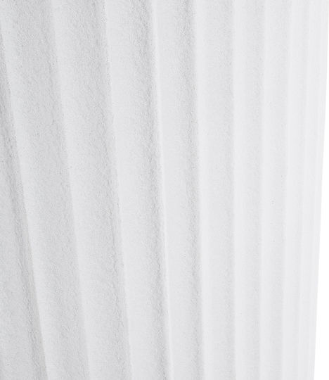 GloboStar Marsala Planter Polyester White with Stand 41x41x120cm.