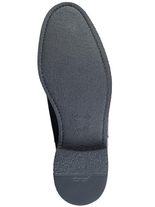 Leder Schwarz Chelsea Stiefeletten