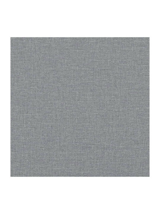 Relax Armchair Massage with Footstool Light Grey 74x86.5x93.5cm