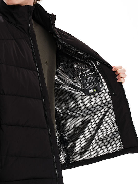 Winter Jacket Puffer Waterproof and Windproof Black
