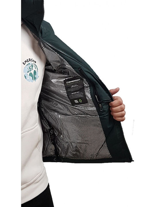 Winter Jacket Puffer Waterproof and Windproof Green
