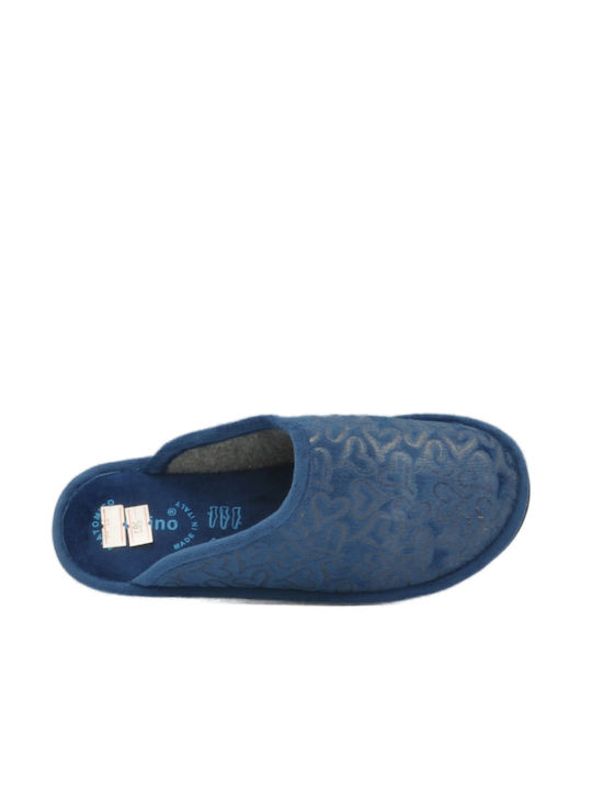 Sabino Winter Women's Slippers in Blue color