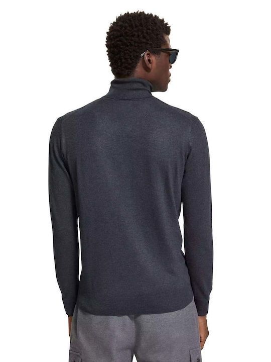 Scotch & Soda Herren Langarm-Pullover Rollkragen Gray