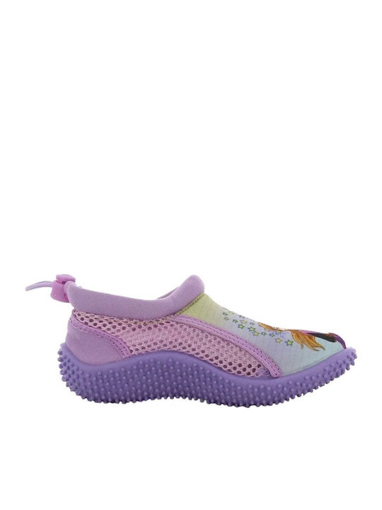 Frozen Kinder Badeschuhe Flieder