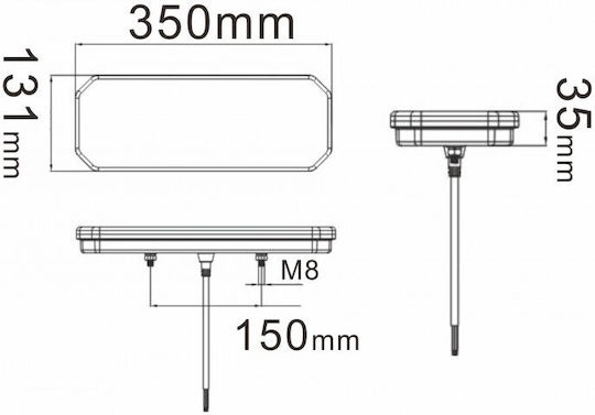 Dynamic Rücklichter LED 1Stück