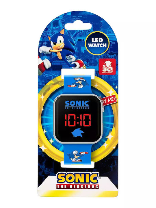 Disney Παιδικό Ψηφιακό Ρολόι Sonic Μπλε
