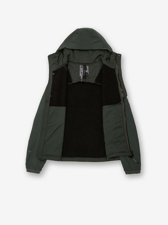 Krakatau Herren Winter Jacke Lässig Grün