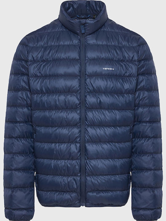 Χειμωνιάτικο Μπουφάν Puffer Navy Μπλε