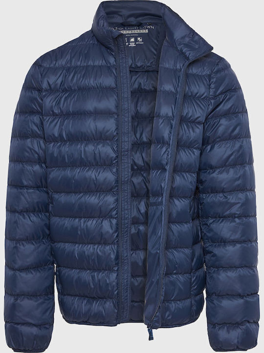 Χειμωνιάτικο Μπουφάν Puffer Navy Μπλε
