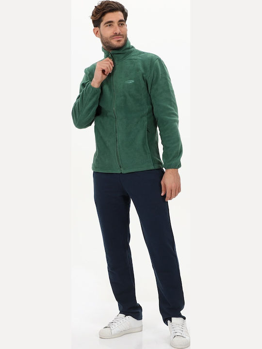 Ανδρική Ζακέτα Fleece Πράσινη