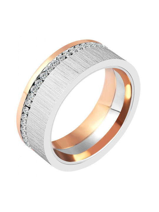 Akzent Women's Steel Spinner Ring