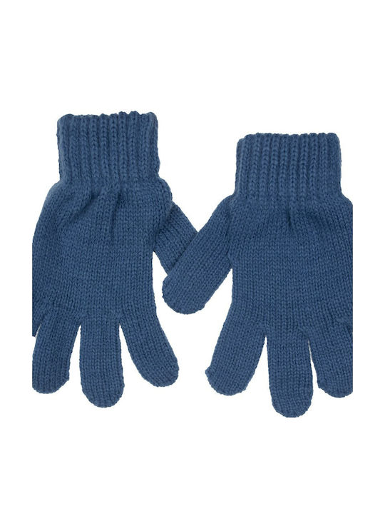 Kitti Kids Beanie Set with Scarf & Gloves Knitted Blue