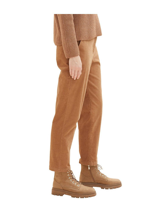 Tom Tailor Women's Chino Trousers Beige