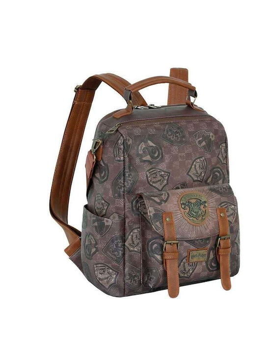 Karactermania Junior High-High School School Backpack Brown