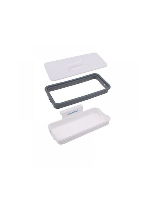 Baza de susținere a sacului Plastic în Alb Culori 11.5x24x3cm