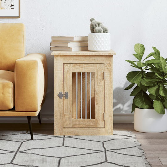 vidaXL Hundehaus Außenbereich Braun 45x62x59cm