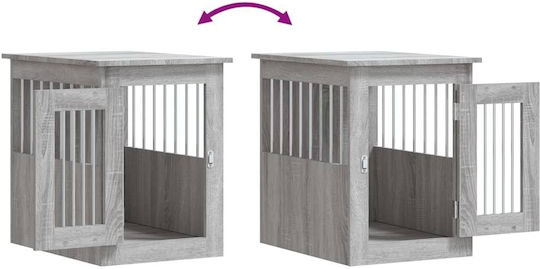 vidaXL Dog House Outdoor Gray 45x62x59cm