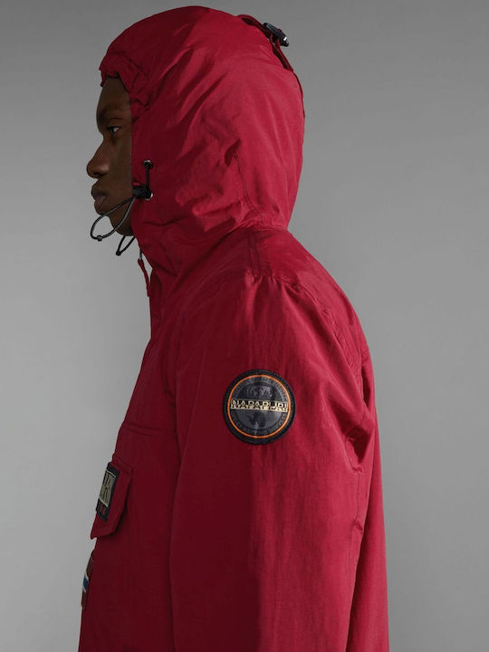 Rainforest Pocket 2 Winter Jacke Wasserdicht und Winddicht Burgundisch