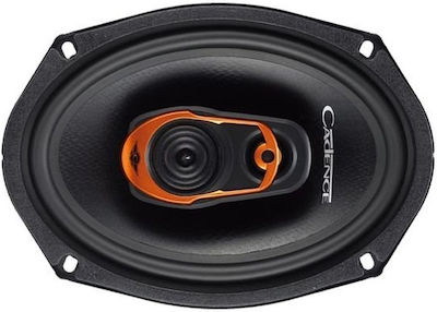 Cadence Car Speaker Set Qrs69 Qrs Series 6x9" with 100W RMS (3 Way)