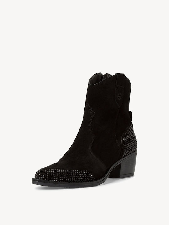 Tamaris Women's Ankle Boots with High Heel Black