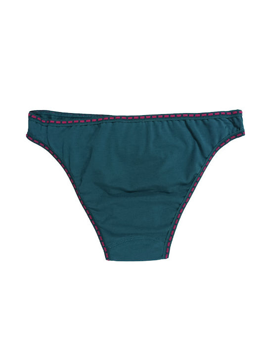 MEI Baumwolle Damen Slip green