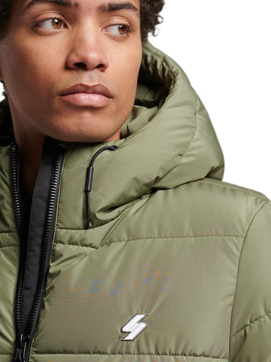 Geacă de Iarnă Puffer Kaki