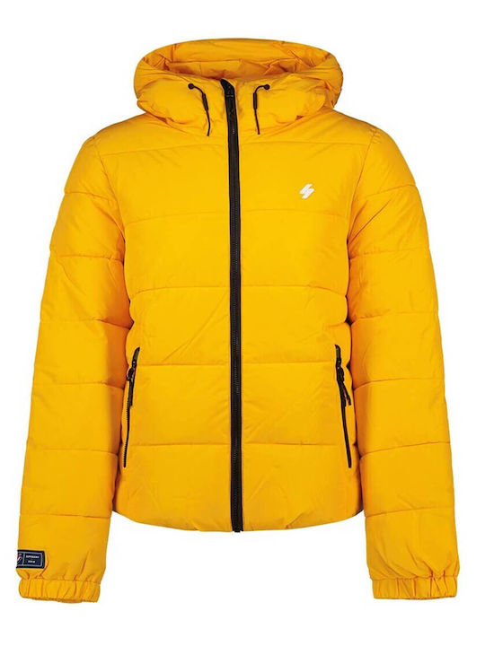 Winter Jacket Puffer Yellow