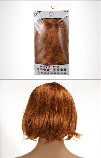 Carnival Wig Straight Orange