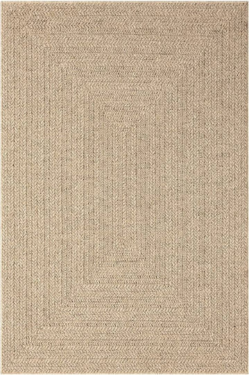 vidaXL Zizur Teppich Außenbereich Rechteckig aus Jute Brown