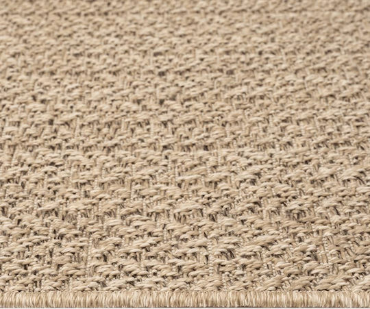 vidaXL Zizur Teppich Außenbereich Rechteckig aus Jute Brown