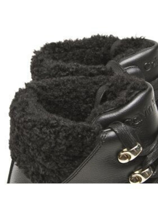 Calvin Klein Heel Cupsole Boots BLACK