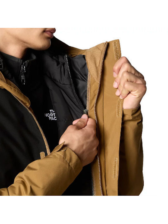 Carto Triclimate 3 in 1 Winter Jacket Waterproof and Windproof Brown