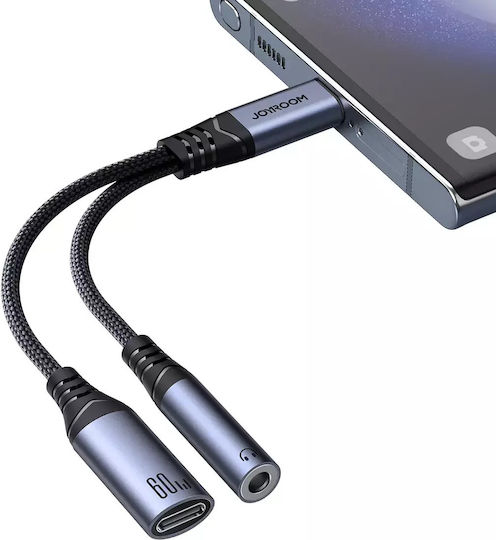 Joyroom Μετατροπέας USB-C male σε 3.5mm / USB-C male 1τμχ SY-C02