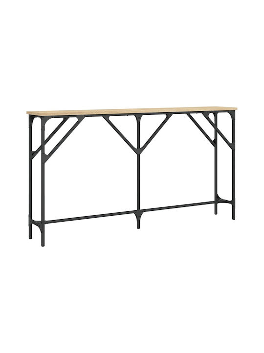 Metal Console Table Coffee L140xW23xH75cm