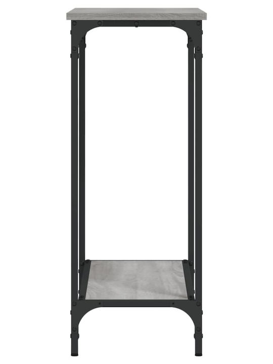 Metal Console Table Grey Sonoma L75xW30.5xH75cm
