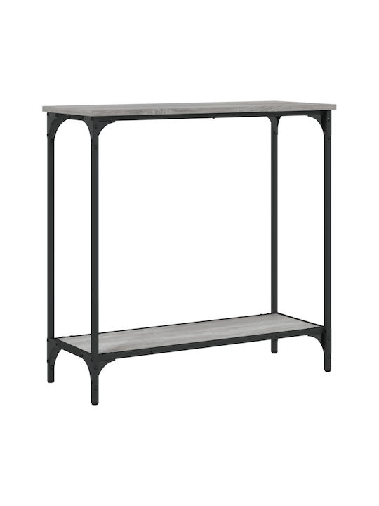 Metal Console Table Grey Sonoma L75xW30.5xH75cm